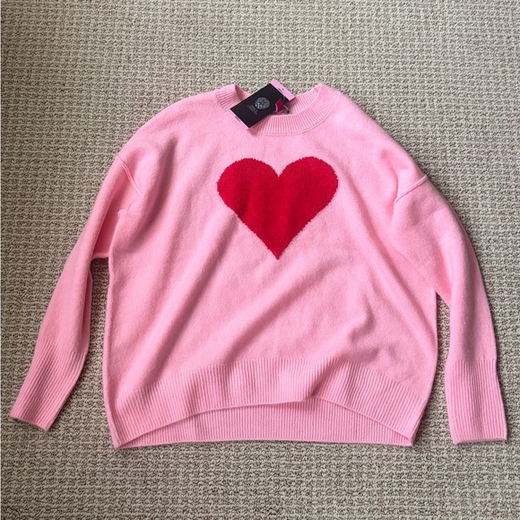 Vince Camuto Heart Sweater - Picture 2 of 2
